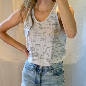 Under Armour Heatgear active halter tank top.